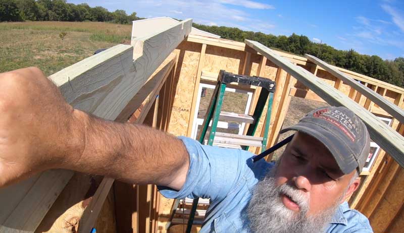 farm garden shed rafters