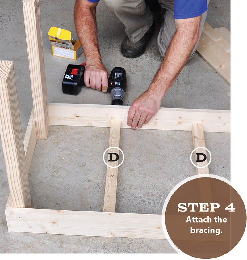 making a goat stanchion step 4