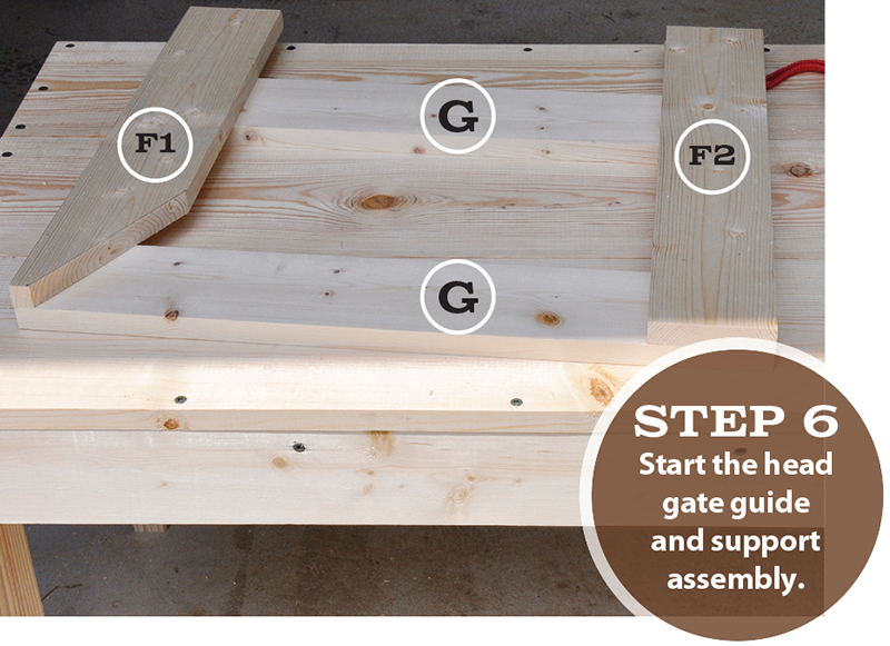 making a goat stanchion step 6