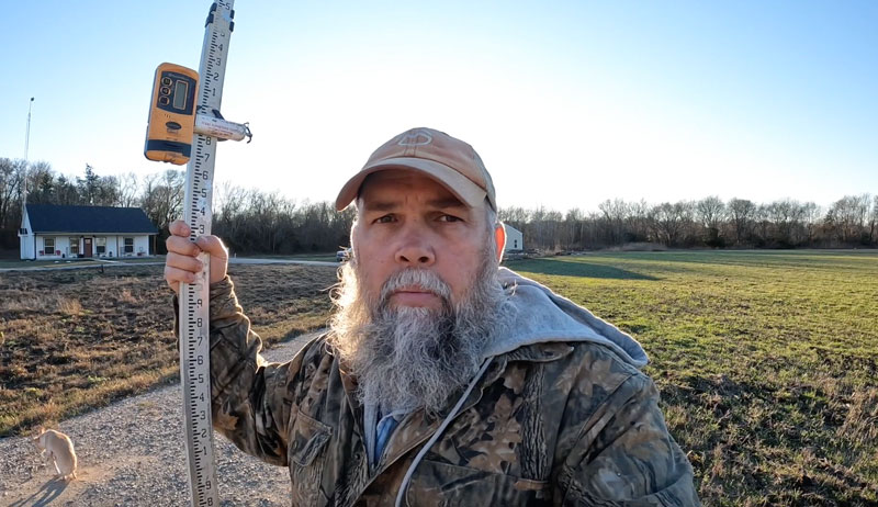 field land grade laser level