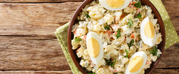 Warm Potato Salad Recipe With Soft-Cooked Eggs